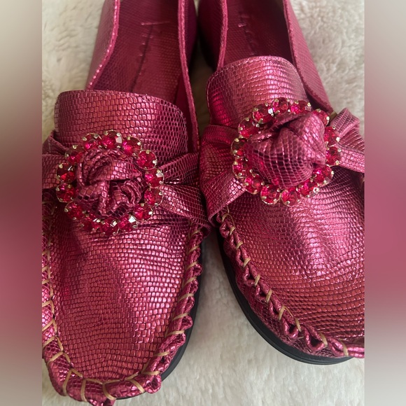 Anthropologie Vicenza Twisted Embellished Loafers - Picture 2 of 7